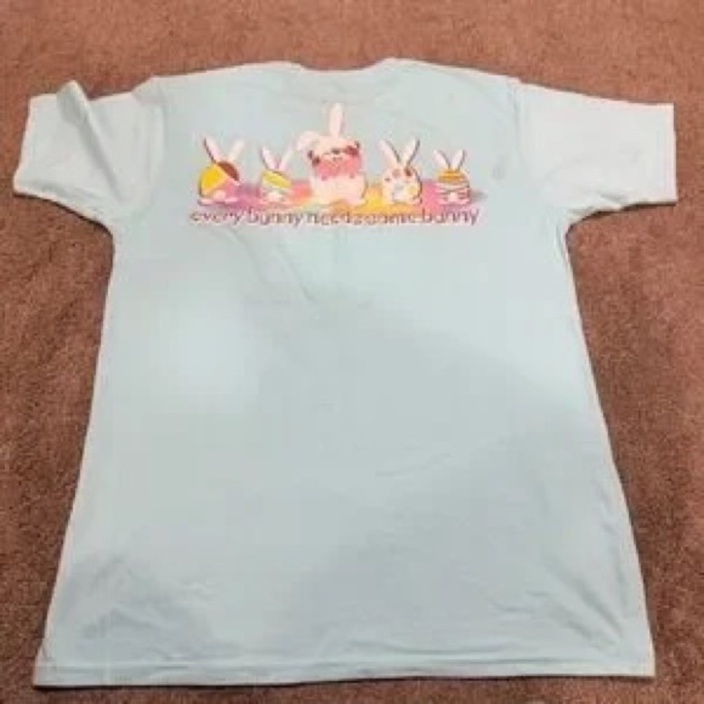 Kids Bunny Graphic Tee - Light Blue - Picture 5 of 5